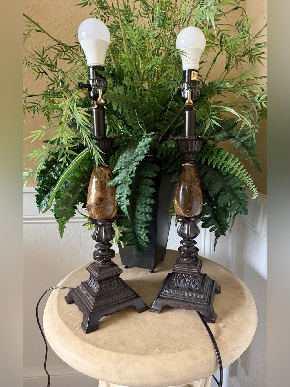 Allen + Roth 20” Lamp Set - Picture 3 of 5
